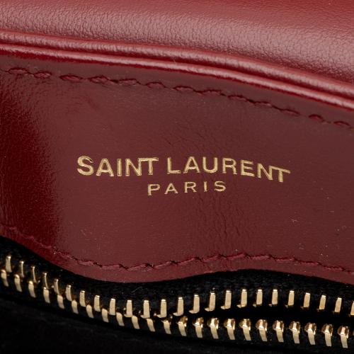 Saint Laurent Matelasse Calfskin Monogram LouLou Toy Crossbody