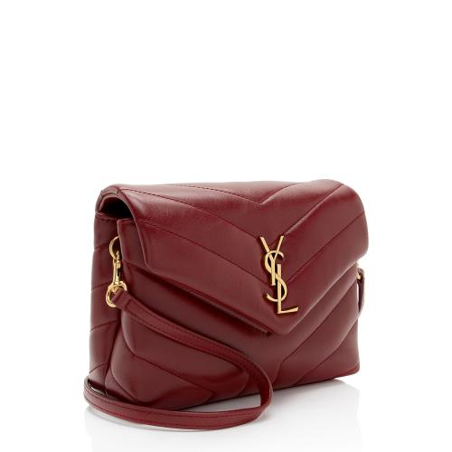 Saint Laurent Matelasse Calfskin Monogram LouLou Toy Crossbody