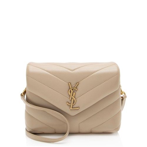 Saint Laurent Matelasse Calfskin Monogram LouLou Toy Crossbody