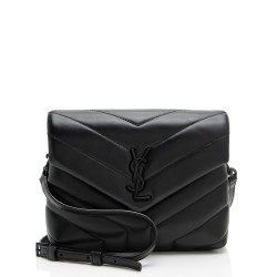 Saint Laurent Matelasse Calfskin Monogram LouLou Toy Crossbody