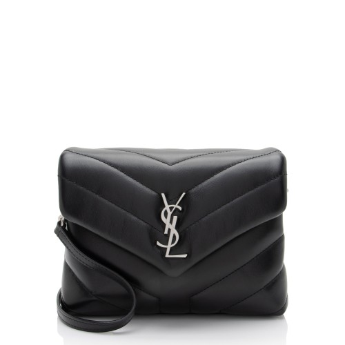 Saint Laurent Matelasse Calfskin Monogram LouLou Toy Crossbody