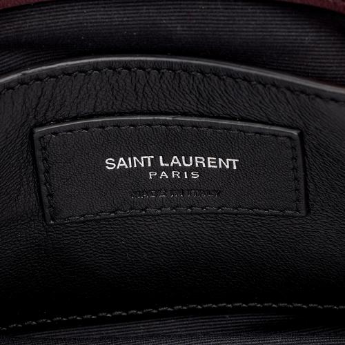 Saint Laurent Matelasse Calfskin Monogram College Medium Shoulder Bag