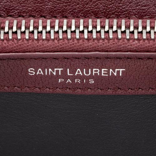 Saint Laurent Matelasse Calfskin Monogram College Medium Shoulder Bag