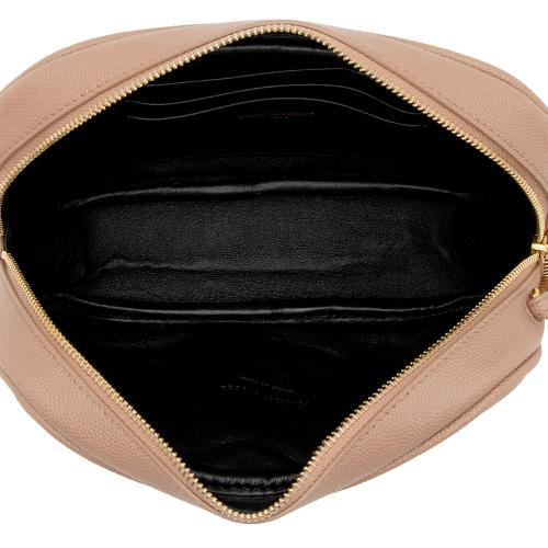 Saint Laurent Matelasse Grain de Poudre Monogram Lou Mini Camera Bag