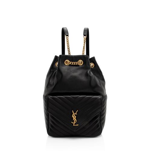 Saint Laurent Matelasse Lambskin Monogram Joe Backpack