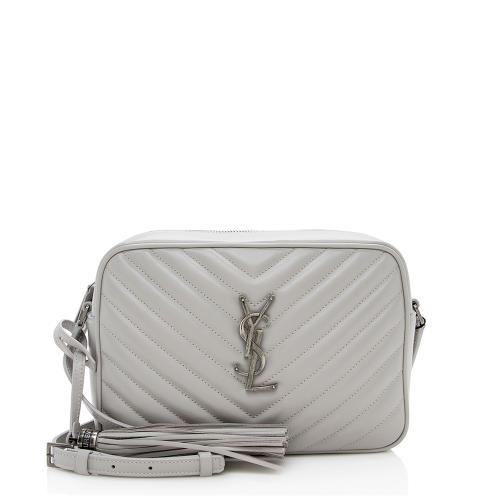 Saint Laurent Matelasse Calfskin Monogram Lou Camera Bag