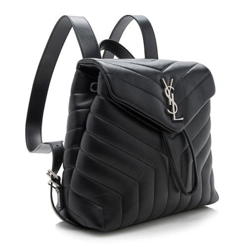 Saint Laurent Matelasse Calfskin Monogram LouLou Small Backpack