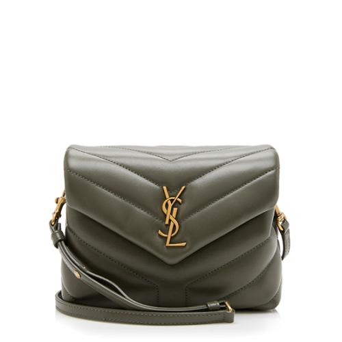 Saint Laurent Matelasse Calfskin Monogram LouLou Toy Crossbody