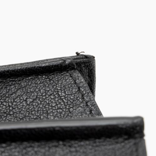 Saint Laurent Mixed Matelasse Calfskin Monogram Chain Wallet