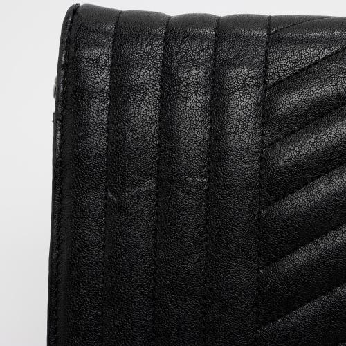 Saint Laurent Mixed Matelasse Calfskin Monogram Chain Wallet