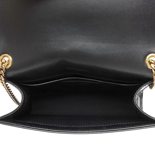 Saint Laurent Nappa Leather Bicolor Kate Small Shoulder Bag