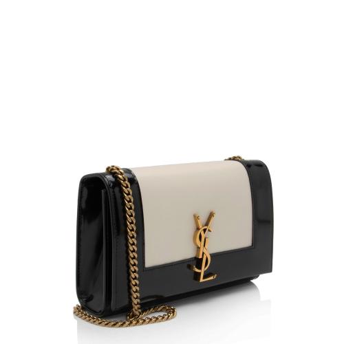 Saint Laurent Nappa Leather Bicolor Kate Small Shoulder Bag