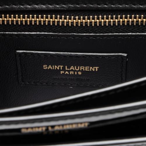 Saint Laurent Patent Leather Monogram Cassandra Medium Chain Bag