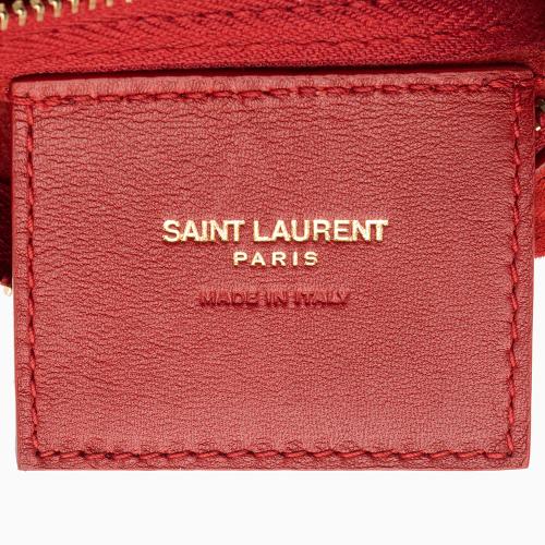 Saint Laurent Patent Leather Suzanne Small Hobo