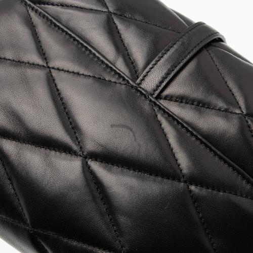 Saint Laurent Quilted Lambskin Monogram Le 57 Hobo