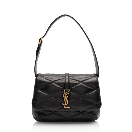 Saint Laurent Quilted Lambskin Monogram Le 57 Hobo