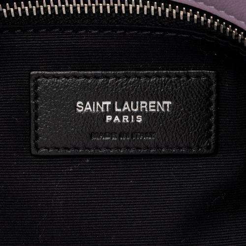 Saint Laurent Shearling Puffer LouLou Small Shoulder Bag