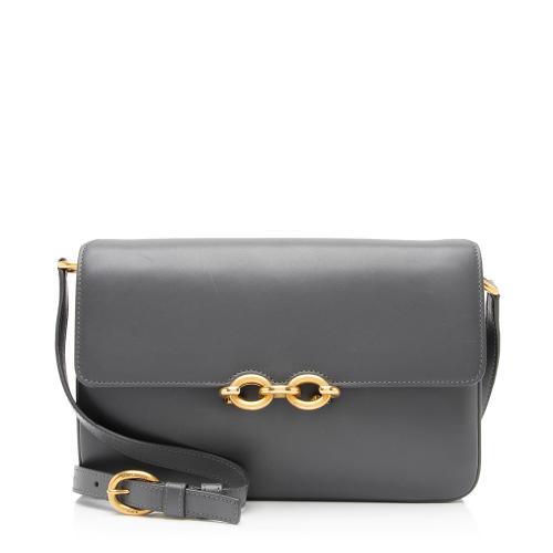 Saint Laurent Smooth Calfskin Le Maillon Shoulder Bag