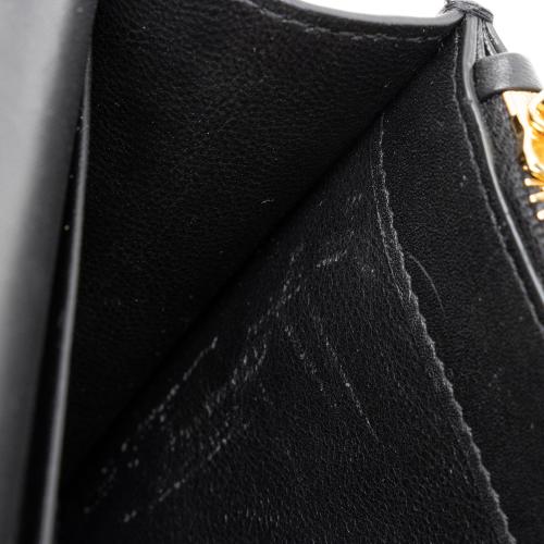 Saint Laurent Calfskin Monogram Kate Tassel Chain Wallet