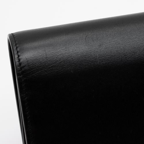 Saint Laurent Calfskin Monogram Kate Tassel Chain Wallet