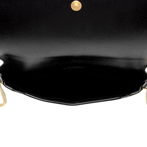 Saint Laurent Smooth Calfskin Monogram Phone Holder Shoulder Bag