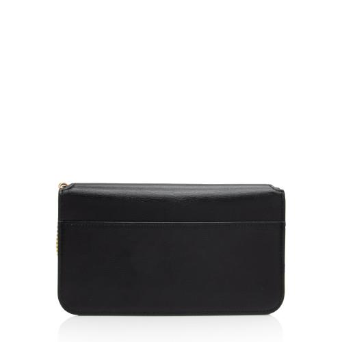 Saint Laurent Smooth Calfskin Monogram Phone Holder Shoulder Bag