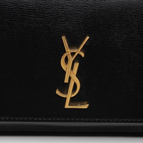 Saint Laurent Smooth Calfskin Monogram Phone Holder Shoulder Bag