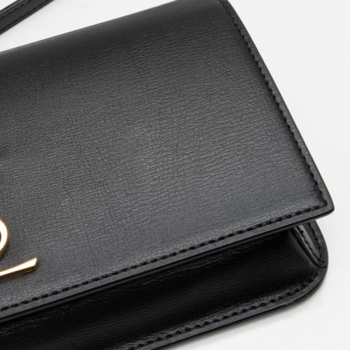 Saint Laurent Smooth Calfskin Monogram Phone Holder Shoulder Bag