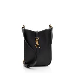 Saint Laurent Smooth Leather Le 5 A 7 Mini YSL Vertical Bucket Bag