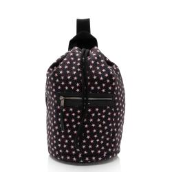 Saint Laurent Star Print Canvas City Sailor Backpack