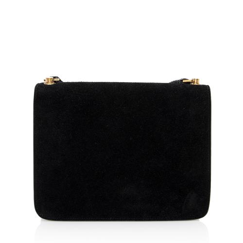 Saint Laurent Suede Le Carre Satchel - FINAL SALE