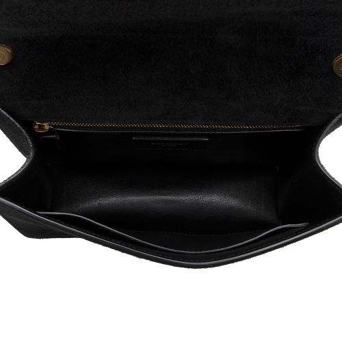 Saint Laurent Suede Le Carre Satchel - FINAL SALE