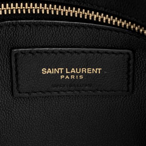 Saint Laurent Suede Monogram King Palm Crossbody