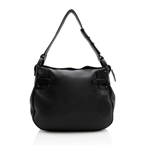 Salvatore Ferragamo Calfskin Gancini Shoulder Bag