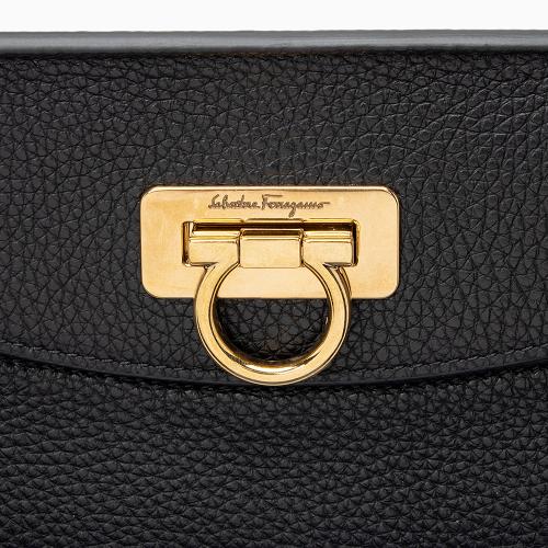 Salvatore Ferragamo Calfskin Gancini Tote