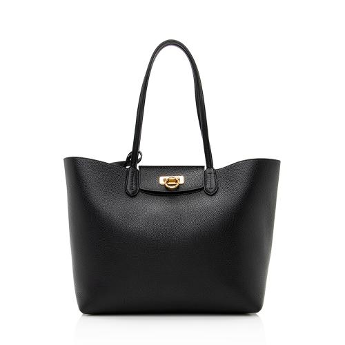 Salvatore Ferragamo Calfskin Gancini Tote