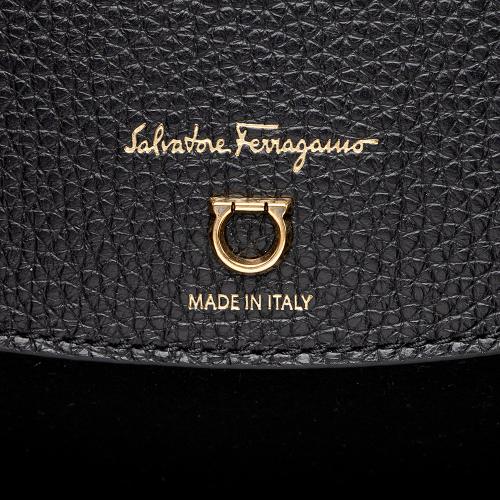 Salvatore Ferragamo Calfskin Gancini Tote