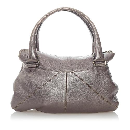 Salvatore Ferragamo Gancini Leather Handbag