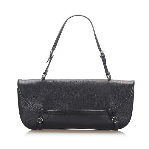 Salvatore Ferragamo Gancini Leather Shoulder Bag