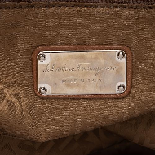 Salvatore Ferragamo Leather Coltilde Tote