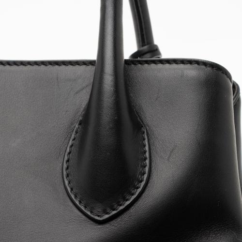 Salvatore Ferragamo Leather Fiamma North/South Tote