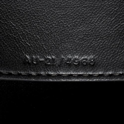 Salvatore Ferragamo Embossed Leather CC Chain Camera Bag