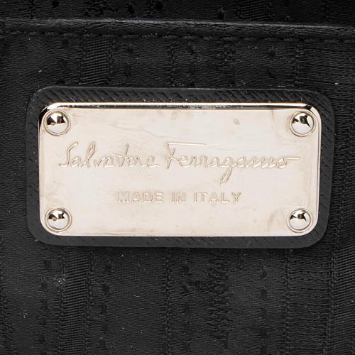 Salvatore Ferragamo Leather Gancini Chain Flap Bag