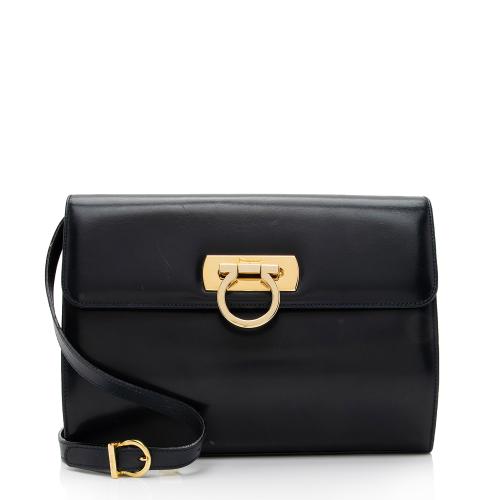 Salvatore Ferragamo Gancini Convertible Small Shoulder Bag