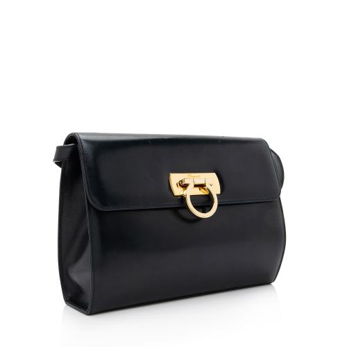 Salvatore Ferragamo Gancini Convertible Small Shoulder Bag