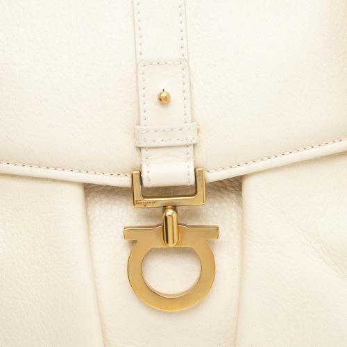 Salvatore Ferragamo Gancini Flap Satchel