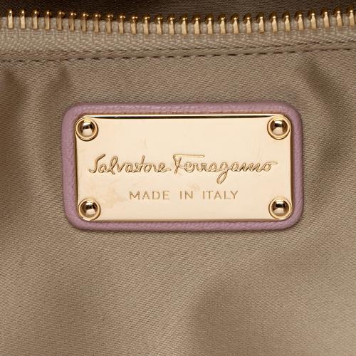 Salvatore Ferragamo Leather Mika Tote