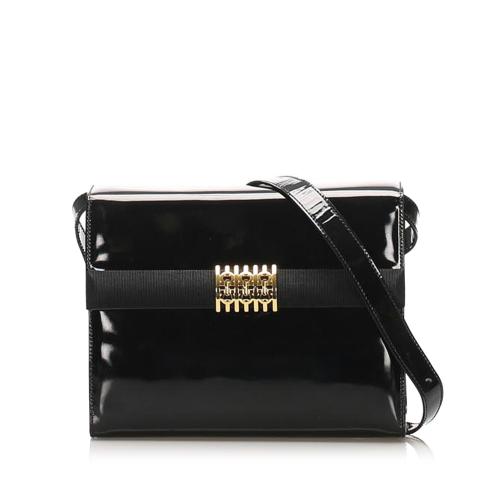 Salvatore Ferragamo Patent Leather Crossbody Bag