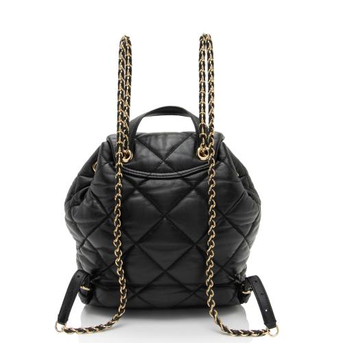 Salvatore Ferragamo Quilted Calfskin Giuliette Backpack