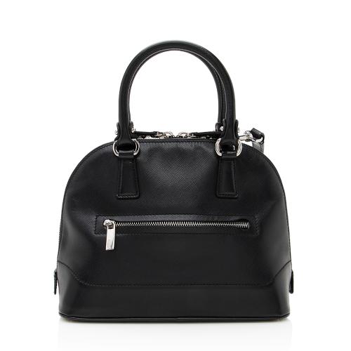 Salvatore Ferragamo Saffiano Leather Darina Mini Dome Satchel